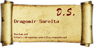 Dragomir Sarolta névjegykártya